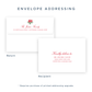 Christmas Photo Card - Big Bow Garland, Red (Portrait)