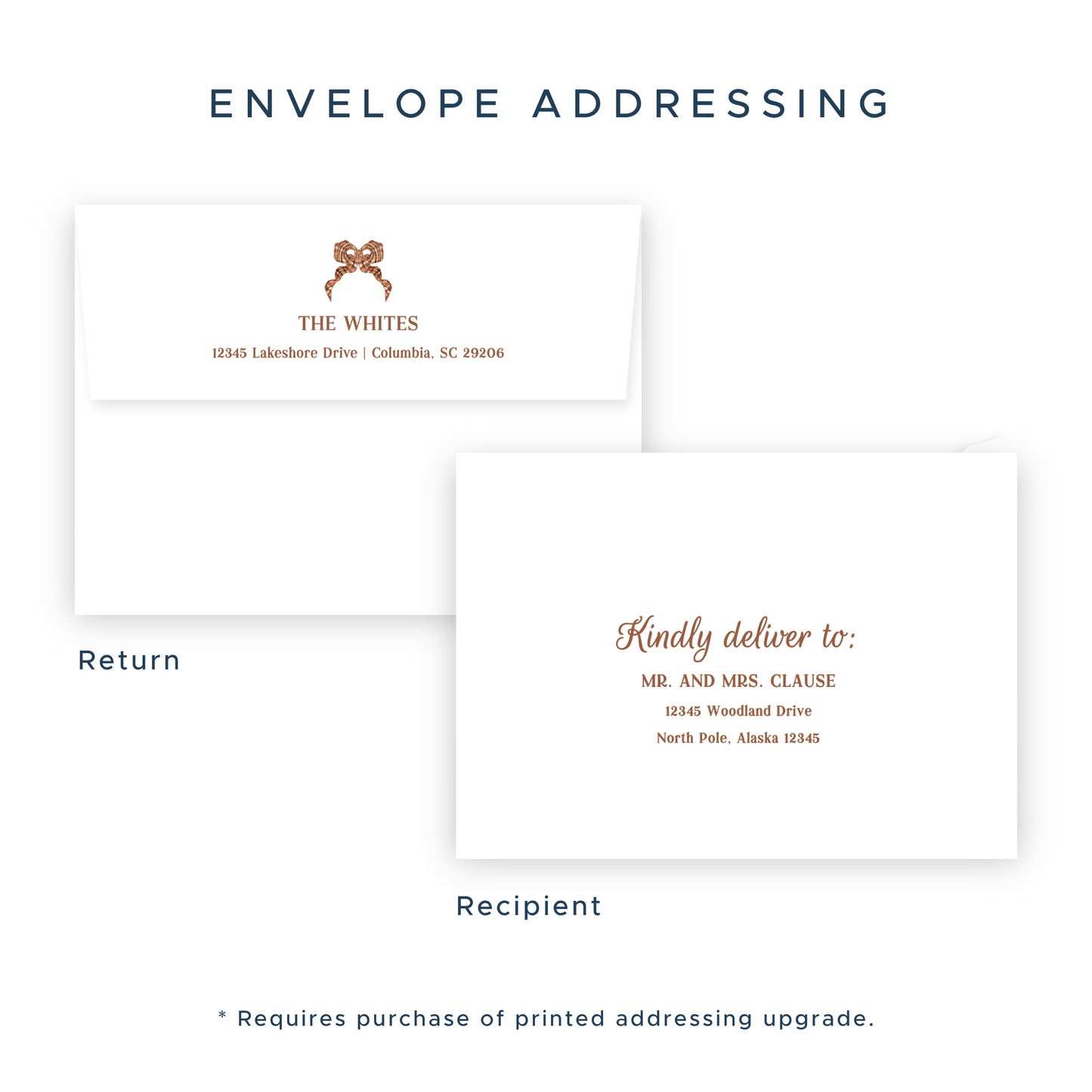 Christmas Photo Card - Woodland Christmas (Portrait)