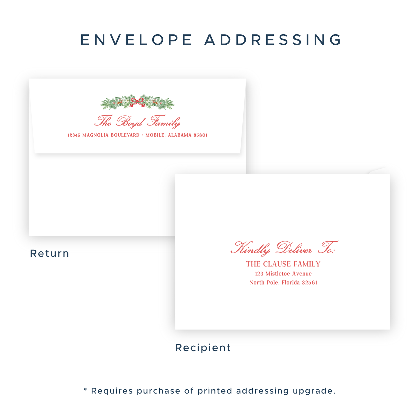 Christmas Photo Card - Magnolia Pines - Landscape