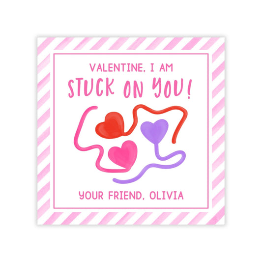 Sticky Heart Valentine (Pink)