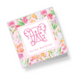 Genevieve's Garden Pink Personalized Folded Gift Tags with Envelopes