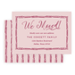Christmas New Address Enclosure Cards - Bamboo Bow Frame, Cranberry