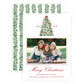 Christmas Photo Card - Tied with a Bow Tree