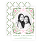 Christmas Photo Card - Yuletide, Pink - Portrait