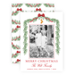 Christmas Photo Card - Traditional Glam (Portrait Photo)