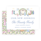 Christmas New Address Enclosure Cards - Festive Nativity (Pastel)