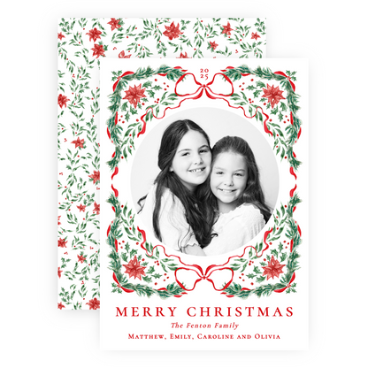 Christmas Photo Card - Yuletide - Portrait