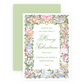 Non Photo Christmas Card - Twelve Days of Christmas Frame Pastel