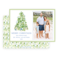 Christmas Photo Card - Luxe Noel Tree - Landscape (Portrait Photo)