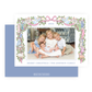 Christmas Photo Card - Festive Nativity Garland (Pastel) - Landscape