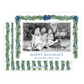 Christmas Photo Card - Big Bow Garland, Navy (Landscape)