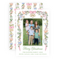 Christmas Photo Card - Twelve Days of Christmas Garland (Script) - Portrait