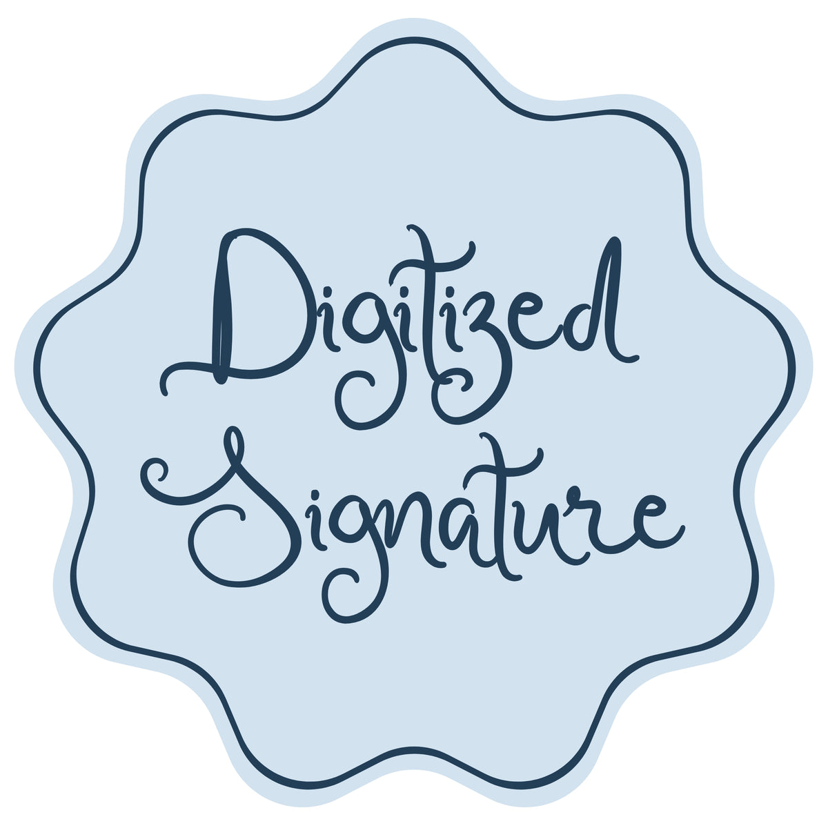 Digitized Signature Add-On for Christmas Cards and Gift Tags — personalized handwriting keepsake from Emily Wilt Designs