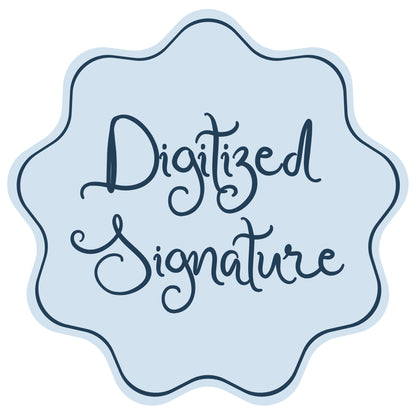 Digitized Signature Add-On for Christmas Cards and Gift Tags — personalized handwriting keepsake from Emily Wilt Designs