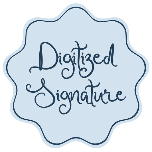 Digitized Signature Add-On for Christmas Cards and Gift Tags — personalized handwriting keepsake from Emily Wilt Designs