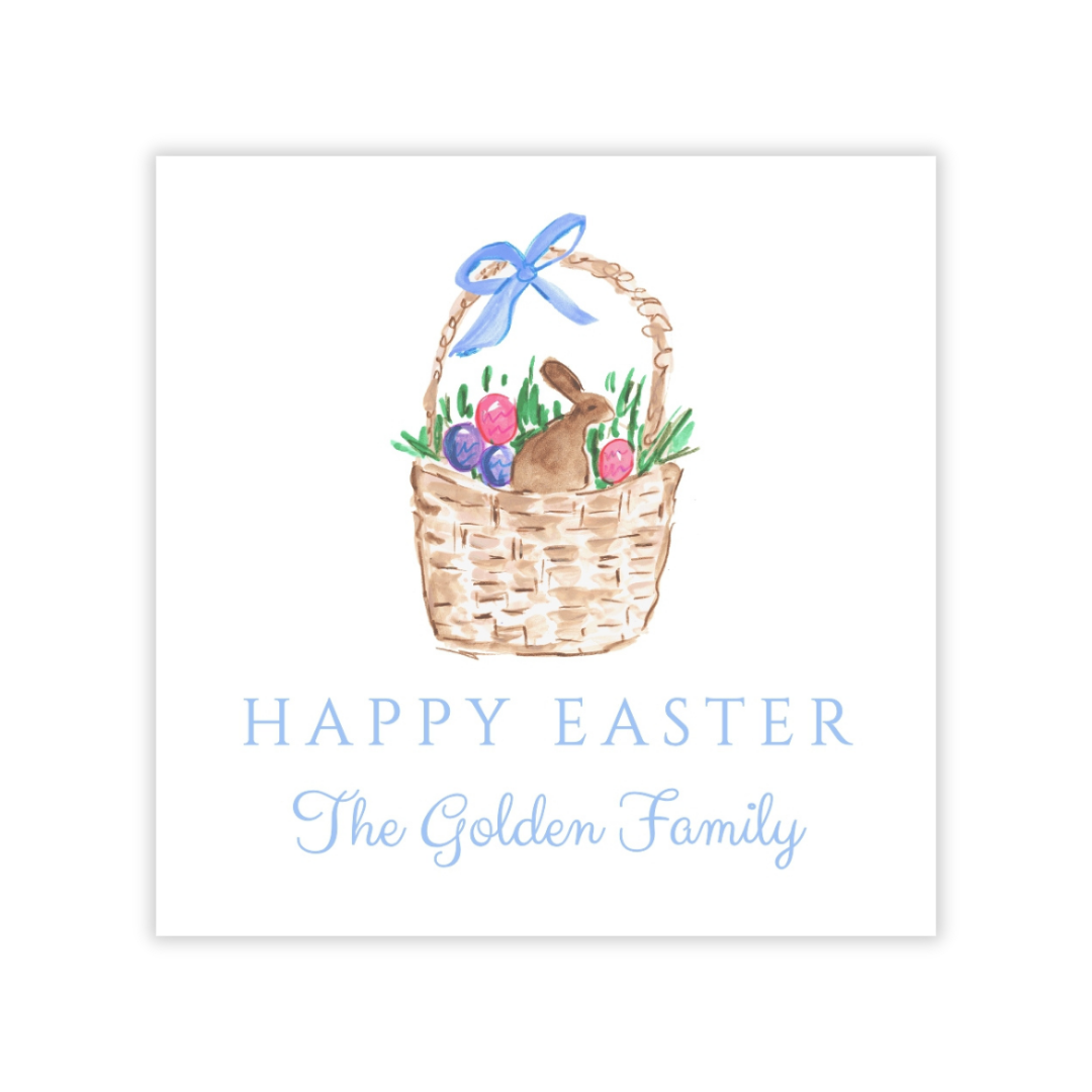 Whimsical Easter Basket Gift Tags
