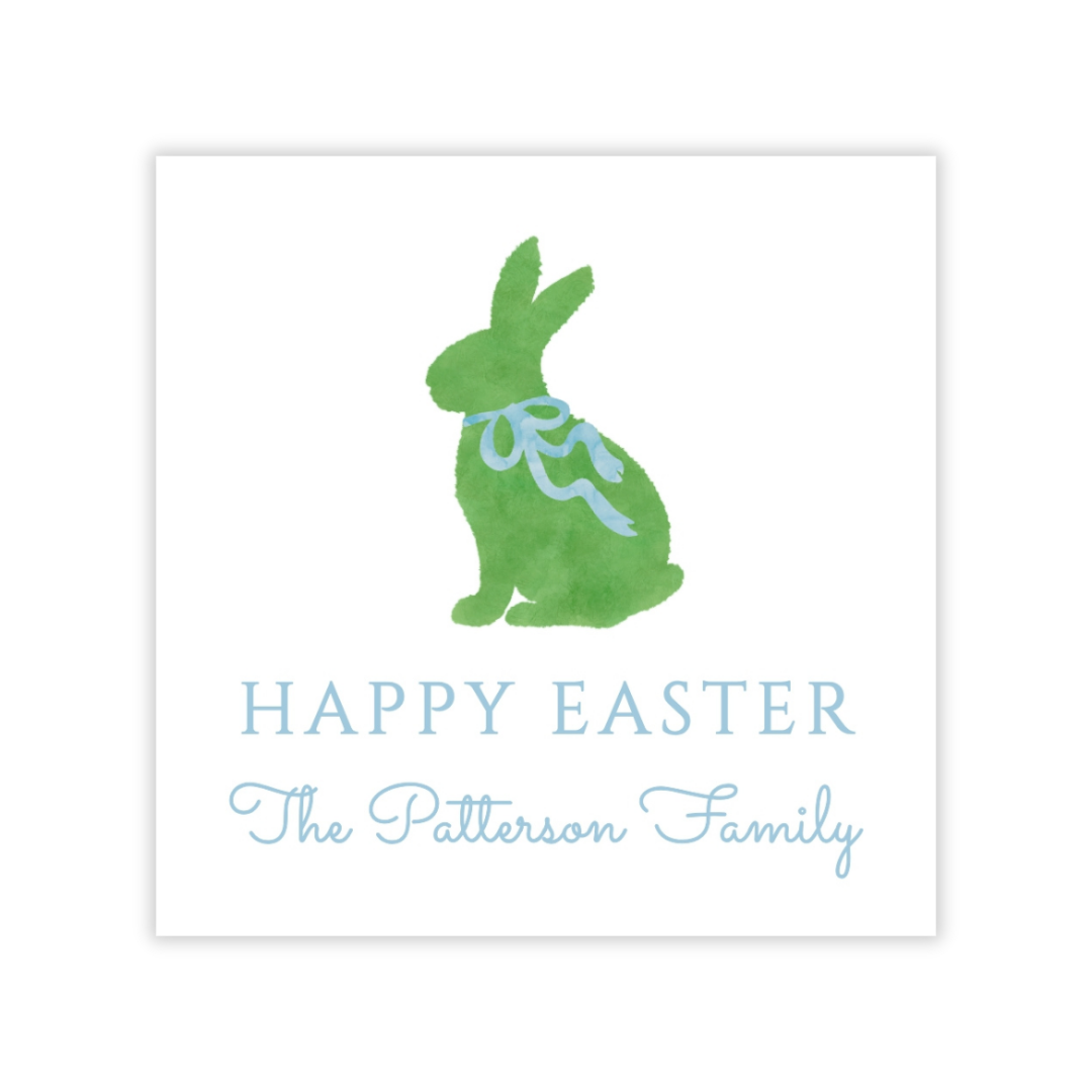 Topiary Bunny Easter Gift Tags