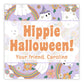 Kids Halloween Tags or Stickers - Hippie Halloween