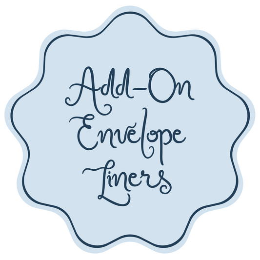 Add-On | Assembled Envelope Liners (Photo Cards)