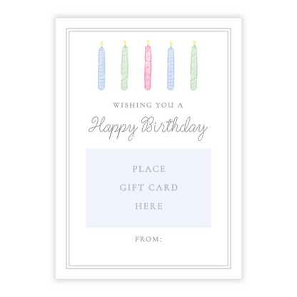 Gift Card Holder - Happy Birthday