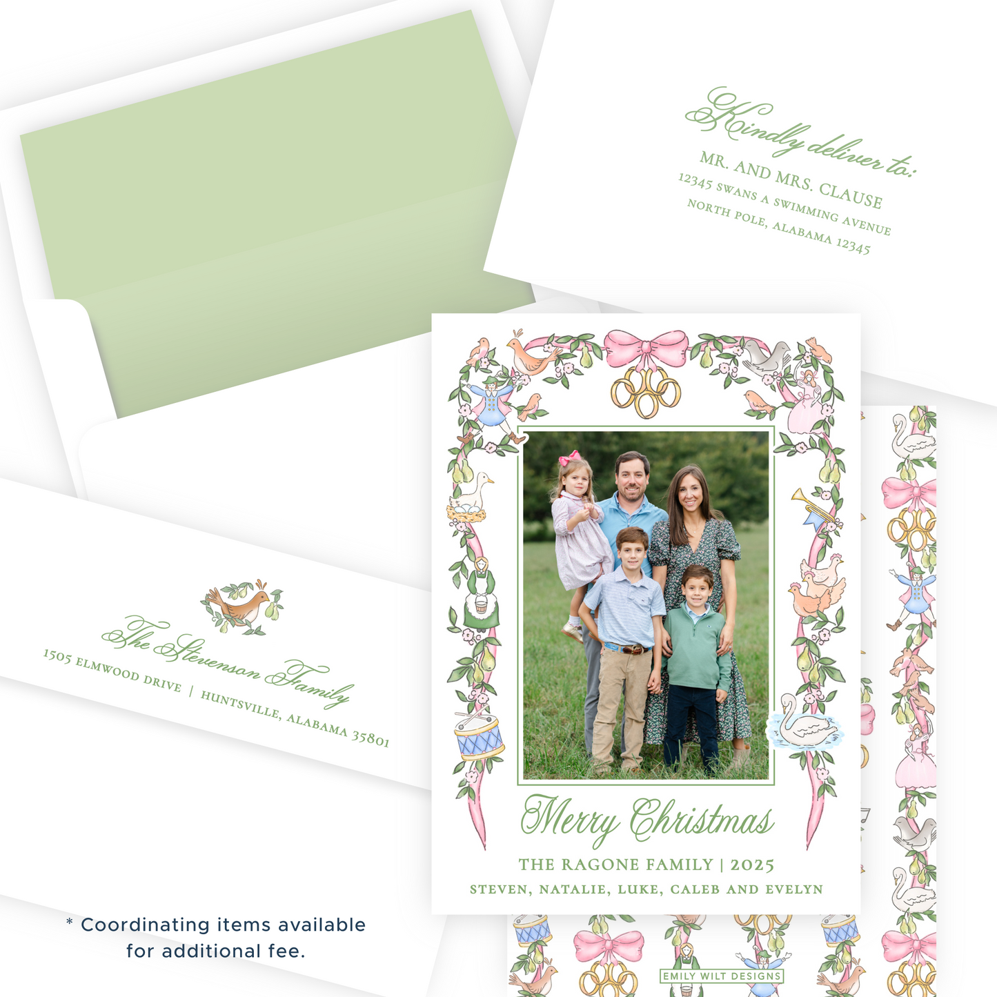 Christmas Address Labels - Twelve Days of Christmas