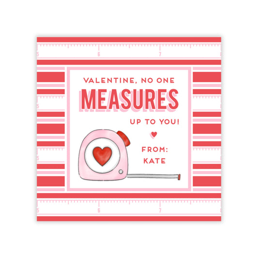 Measuring Tape Valentine (Pink)