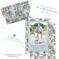 Christmas Photo Card - Chintz Elegance, Blue (Portrait)