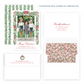 Christmas Photo Card - Tied with a Bow Garland - Portrait