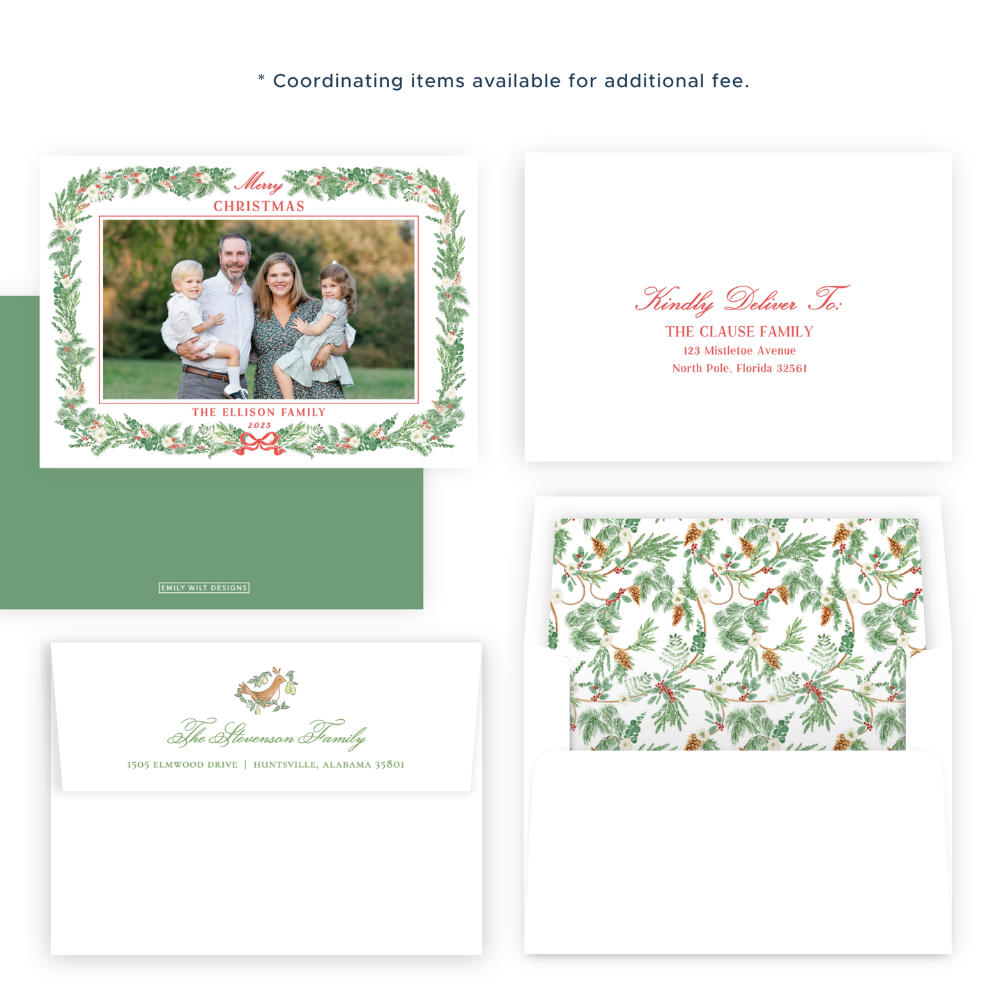 Christmas Photo Card - Magnolia Pines - Landscape