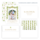 Christmas Photo Card - Holiday in the Sun, Gold - Portrait