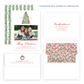 Christmas Photo Card - Tied with a Bow Tree