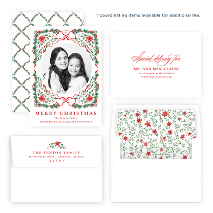 Christmas Photo Card - Yuletide - Portrait
