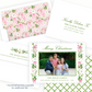 Christmas Photo Card - Holiday Blossoms, Pink - Landscape