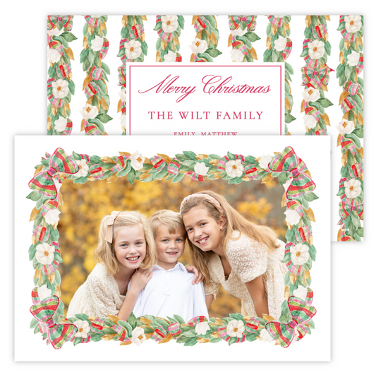 Christmas Photo Card - Southern Tidings (Landscape)