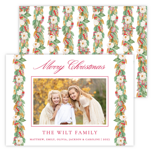 Christmas Photo Card - Southern Tidings (Landscape Photo)