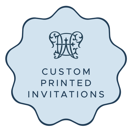 Custom Printed Invitations
