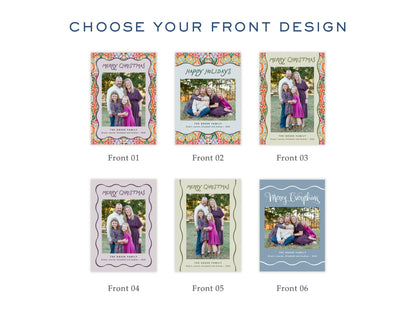 Christmas Photo Card - Sugar Plum