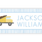 Personalized Water-Resistant Name Labels for School Supplies | 60 Pack (1x2.625") | Construction