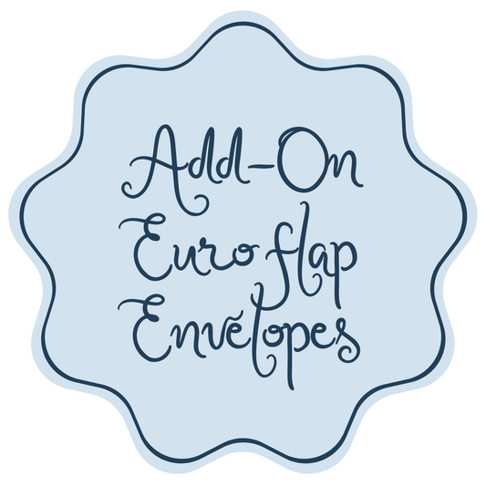 Add-On | Euro-Flap Envelopes (Photo Cards)