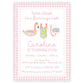 Flamingo Pool Party Invitations