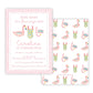 Flamingo Pool Party Invitations