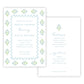 Coastal Elegance Bridal Shower Invitations (Blue)