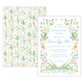Spring Garden Easter Invitations (Blue)