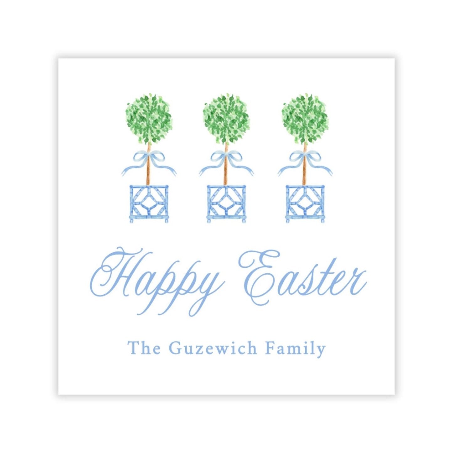 Topiary Trio Easter Gift Tags