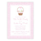 Gingham Easter Egg Hunt Invitations (Pink)