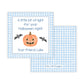 Kids Halloween Tags or Stickers - Little Light (Blue)