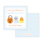 Kids Halloween Tags or Stickers - Spooktacular (Blue)