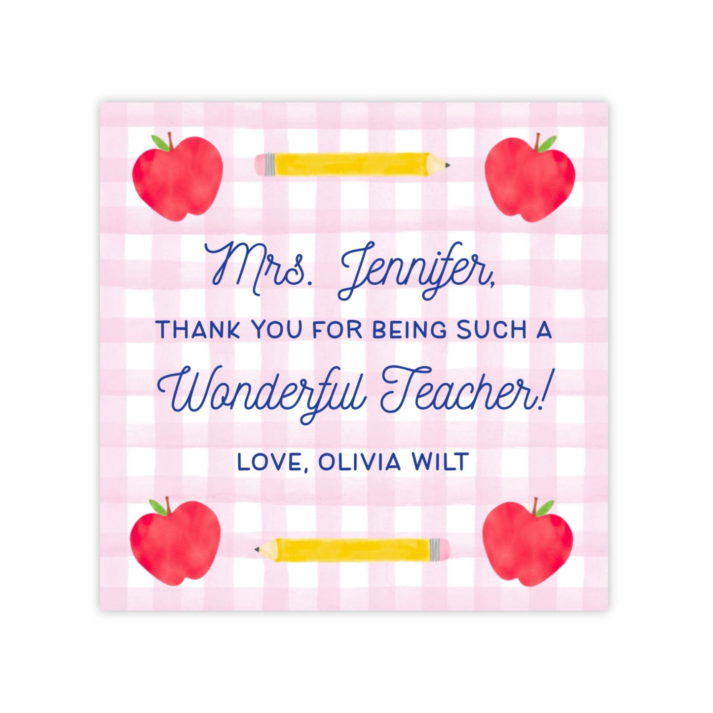 PRINTABLE Teacher Appreciation Gift Tag