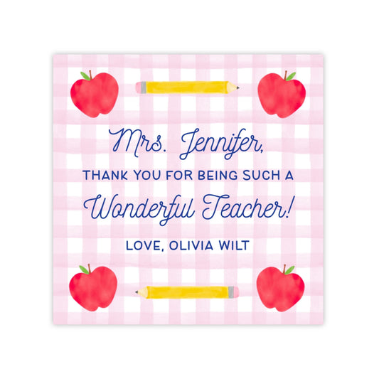 PRINTABLE Teacher Appreciation Gift Tag