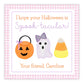 Kids Halloween Tags or Stickers - Spooktacular (Pink)